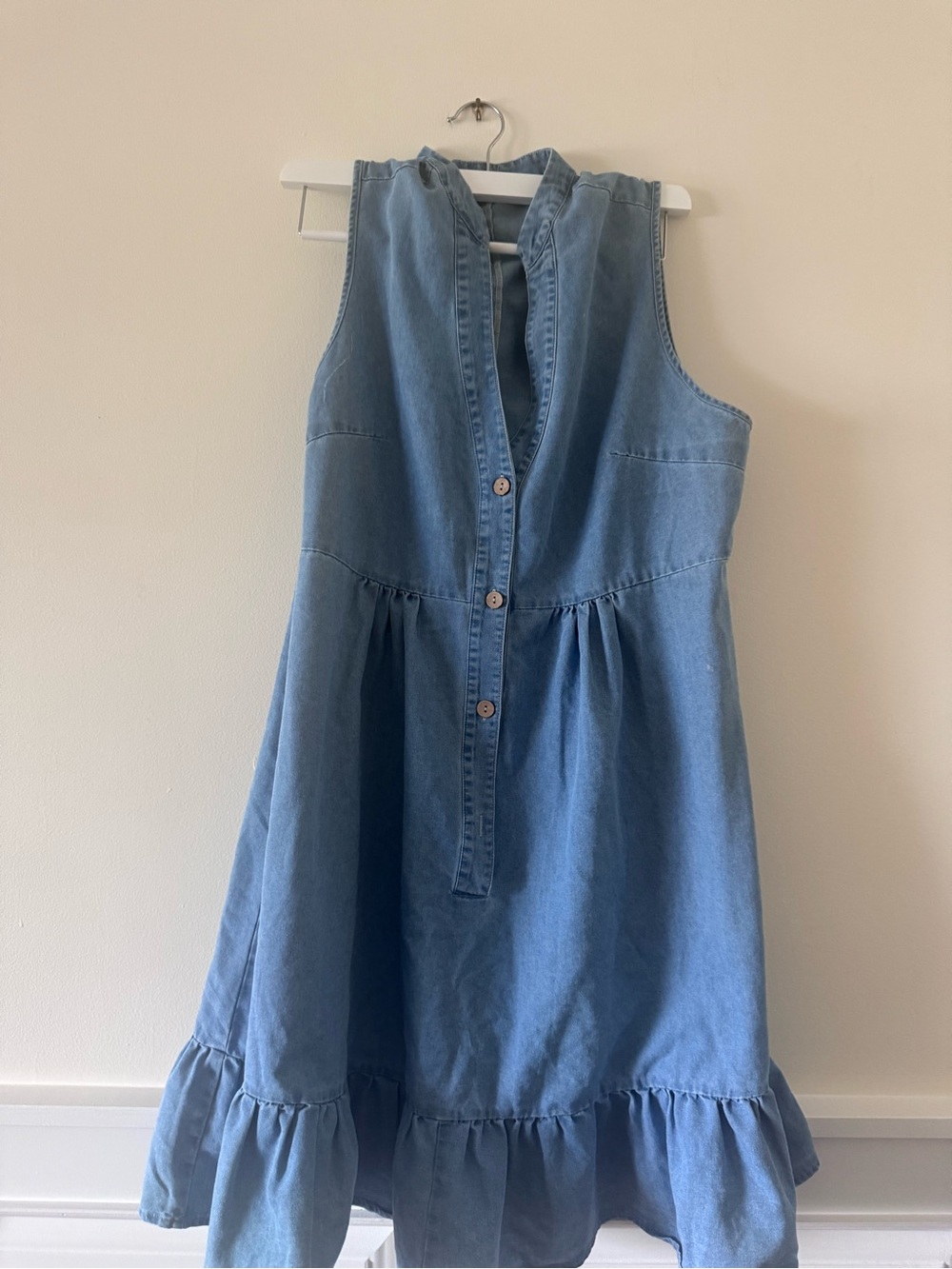 Cupshe French Café Blue Mini Dress